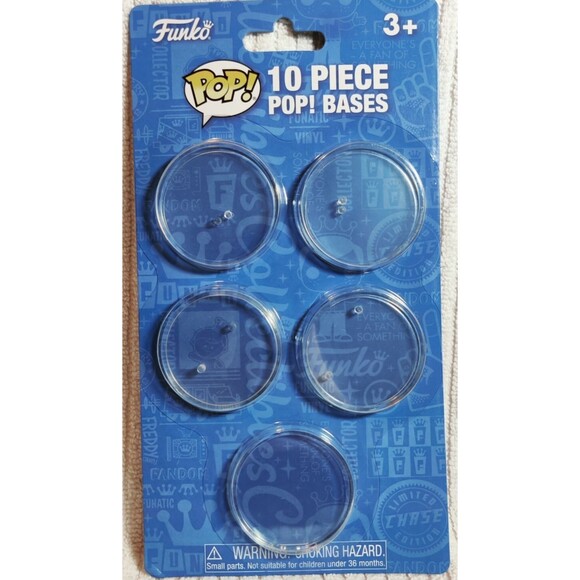 Funko Pop! Stand Bases - Clear, Pack of 10 (FUN51033) NEW - Picture 6 of 6